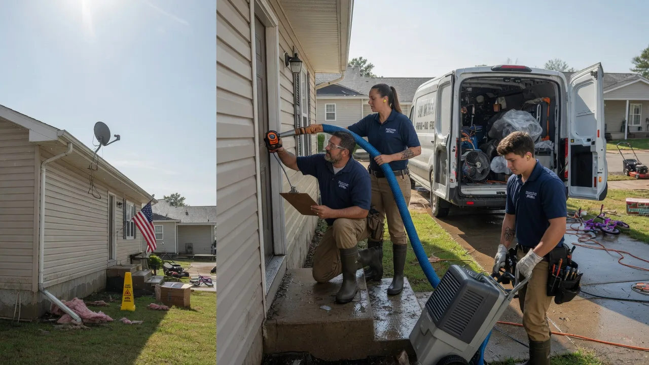 Ceiling Water Damage Restoration in Cannon Falls, MN near me